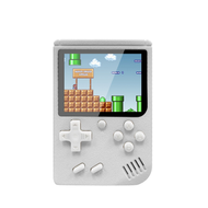 Daujai happy เครี่องเกม Game Console (สีขาว) เกมบอย เครื่องเล่นเกมพกพา 400 IN 1 บิตในตัว เครื่องเล่น