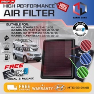 OTP Drop In Air Filter High Performance Hyundai Sonata 2.0 2.4L 2011-2016 SANTA FE 2.4 3.5 V6 2010-2
