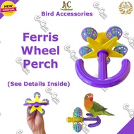 JTC Bird Accessories: Ferris Wheel Perch (brd) Bird Cage Decoration Bird Toy