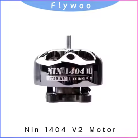 FLYWOO NIN 1404 V2 Ultralight FPV Motor 2750KV 3750KV 4850KV for 3-4 Inch Whoop Toothpick Drone, RC 