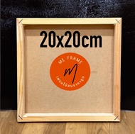 กรอบลอย กรอบรูปไม้สน ปูไม้MDF ขนา20x20 - 40x60 ซม.