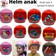 helm anak anak umur 3 sampai 6 tahun motif sepeda motor SNI