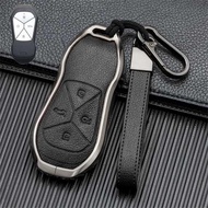 Xpeng xiaopeng p5 p7 g9 g3i用の車のキーカバー スマートな4つのボタンプロテクター 自動スタイリングアクセサリー シェルホルダー 保護