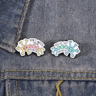 Protein Trace Chemical Elements Enamel Brooch Fashion Clothing Accessories Backpack Badge Jewelry Gi