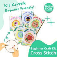 Cross Stitch Kit by Splendore Workshop Bandung | Beginner Craft Kit Cross Stitch Sewing