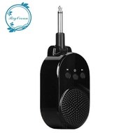 1 Piece Mini Portable Guitar Plug Amplifier Mobile Phone Guitar Amplifier Black with 3.5Mm Aux Audio Interface for Electric Guitar