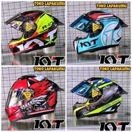 Helm full face Kyt R10 Paket Ganteng