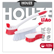 [HOUZE] [Set of 3] LIAO Multi-Purpose Cleaning Brush Kit - Toilet | Shoe | Floor | Dish