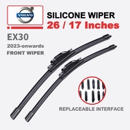 Volvo EX30 wiper blade set for 2023-onwards  front window silicone car windshield wipers