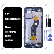 For Itel P55+ P663L P55 A666L P55 5G P661L P55T P665L LCD Display Touch Screen Digitizer Assembly Re
