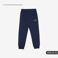 PUMA | กางเกงขายาวพิมพ์ลายสำหรับเด็ก ขอบยืด แบบใหม่ 2025