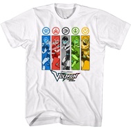 Voltron Lion Pilots Icons Men'S T Shirt Symbols Robot Legendary Defender