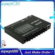 eQQEQ-819 Car Equalizer Multifunctional Car Equalizer Multifunctional Car Audio EQ Tuning Crossover 