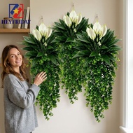 NOVAFLUX Eucalyptus Wall Vine Set, Anti-fade Long Lasting Texture Artificial Eucalyptus Hanging Plan