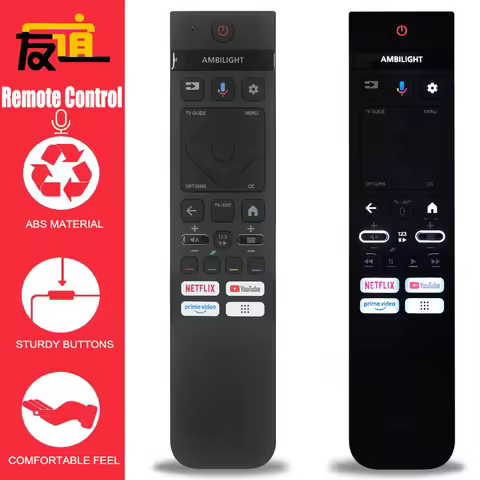 Original 398GM10BEPHNL001SY SRC-3009-04 Voice Remote Control for Philips 55/65/77OLED908/12 550LED81