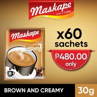 Maskape Brown And Creamy 3 In 1 Coffee 30g (60 pcs)