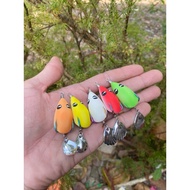 (buy 1 get 1 free) f35 imitation titanium blade 3.5cm cast lead 6-10g