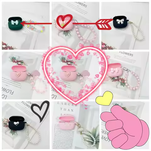 flower cover For Haylou GT1 2022 Case Silicone Earphone cover