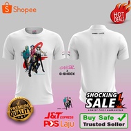 [New Arrival] T-Shirt G-Shock X Gorillaz White Premium>size XS-5XL