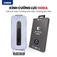Hoda Anti-Peeping Tempered Glass - 26 Degree/Heper Frame - For iPhone 17/16/15/14 - CloverB