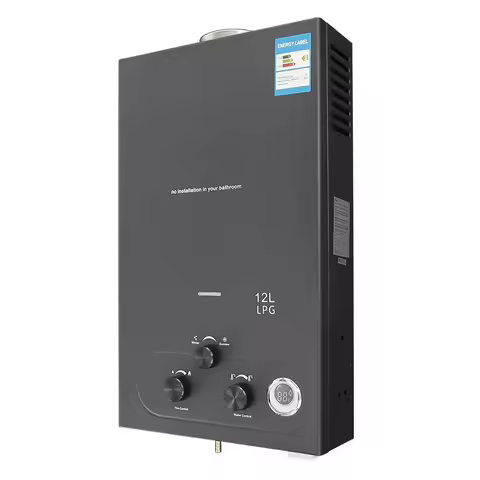 New Arrival Wholesale Price Household 12L tankless instant LPG gas water heater geyser