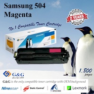 G&G compatible brand toner for Samsung MLT 504 Magenta color toner / inertional brand in Malaysia wi