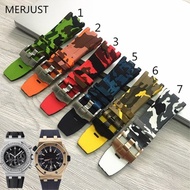 Natural Silicone Watch Strap Substitute AP Aibi Royal Oak Offshore Series Waterproof Rubber Strap 28MM