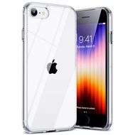 เคสโทรศัพท์สำหรับ Apple iPhone SE 2022 5G iPhone SE3 2022เคสป้องกันโปร่งใสสีใสสำหรับ Iphone 13 12 11 Xr Xs Max 7 8 Plus