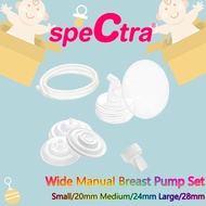 [Spectra] Wide Manual Breast Pump Set - Small/24mm Medium/28mm Large/32mm+FREE Bonus Gift🤩
