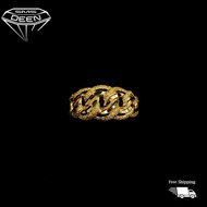 SMS DEEN Coco Ring, ±2.2GM - Gold 916 Emas - Cincin Coco (Sz: 13 - 2.29GM)