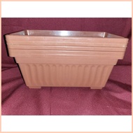 ❐ ♣ ✁ 5PCS LARGE brown rectangle pots for plants 32x15x13 cm / paso / garden pot / PECHAY & LETTUCE