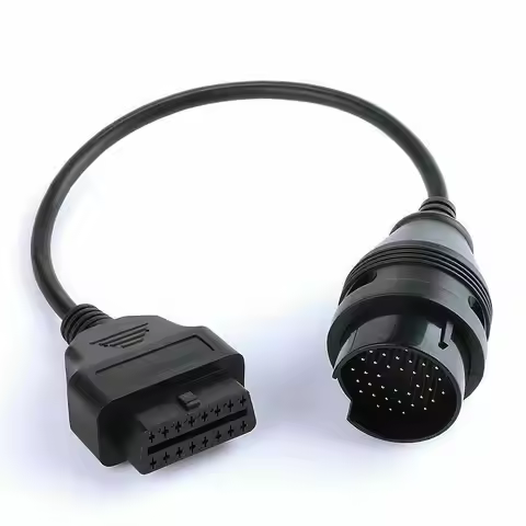 38Pin OBD1 16Pin OBD2 Diagnose Adapter Stecker for-Mercedes W124 W140 W202 W210 0B10