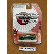 [CHASE] Greenlight Tokyo Torque Series 3 Green Machine 2000 Nissan Skyline GT-R (R34) 47010-F Metall