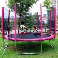 4.88M Outdoor Large Trampoline for Adults and Children-Home Garden Big Bounce Bed with Safety Net Tr