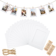 50Pcs Paper Picture Frames for 4x6Inch Paper Photo Frames,Kit DIY Cardboard Photo Hanging Display fo