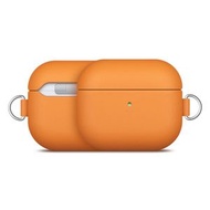 Wit's - 蘋果Airpod 3 無線藍牙耳機充電盒保護套 牛皮, 橙色