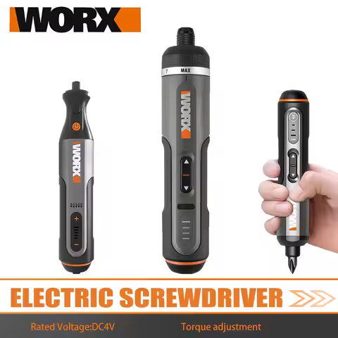 Worx WX242/WX240.7/WX240/WX106 Electric Screwdriver Set Intelligent Cordless Drill Screwdriver USB C