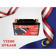 YTZ10S BATTERY GEL HIGH TECH MT09 / CB500 / CBR650 / NINJA ZX10R / R6 / R1 YUASA