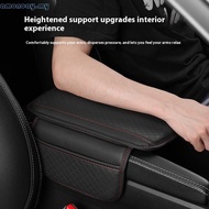 amonoay Car Console Organizer Pad Soft Leather  Driving Armrest Protector for Car