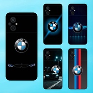 Poco M5 phone case with black border, BMW automobile brand
