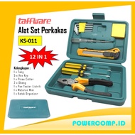 Taffware KS-011 Home Tool Kit 12Pcs Home Repair Tool Set 12Pcs Home Repair Tools