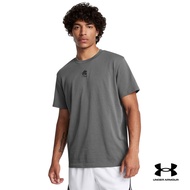 Under Armour Men's Curry Logo Heavyweight T-Shirt - GRAY (025)