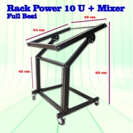 RAK POWER MIXER AUDIO 10 U / RACK ACC SOUND SYSTEM 10 U / RACK BESI TEMPAT POWER / RAK MIXER 16 CH
