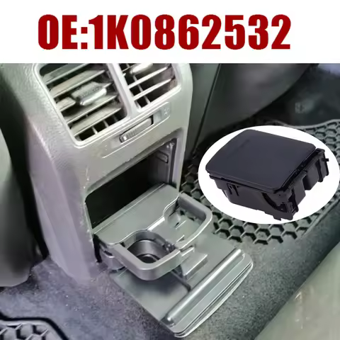 1pc Car Console Rear Air Outlet Cup Drink Holder Auto Accessories For Jetta MK5 5 Golf MK6 6/ VW Gol