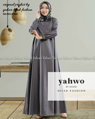 gamis katun toyobo abaya pns pdh pemda khaki ASN wanita terbaru terlaris busuy friendly