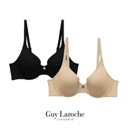 Guy Laroche Lingerie GB7M63 Bra Soft Mold เสื้อใน บรา ไม่เสริมฟองน้ำ (แพ็คคู่)