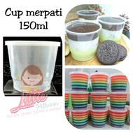 (CUP 150ML) plastik 150ml FIM/Cup Puding/Cup Selai/Cup Slime/Cup Rujak