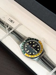 全新 Timex Q Reissue 綠黃 38mm Unisex 現貨 TW2U61000 not GMT