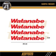Car replacement rim sticker Watanabe stiker rim kereta
