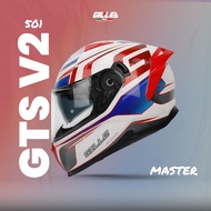 Gille Helmet Z-501 GTS V2 MASTER Motorcycle Helmets Full Face Dual Visor Free Iridium Lens